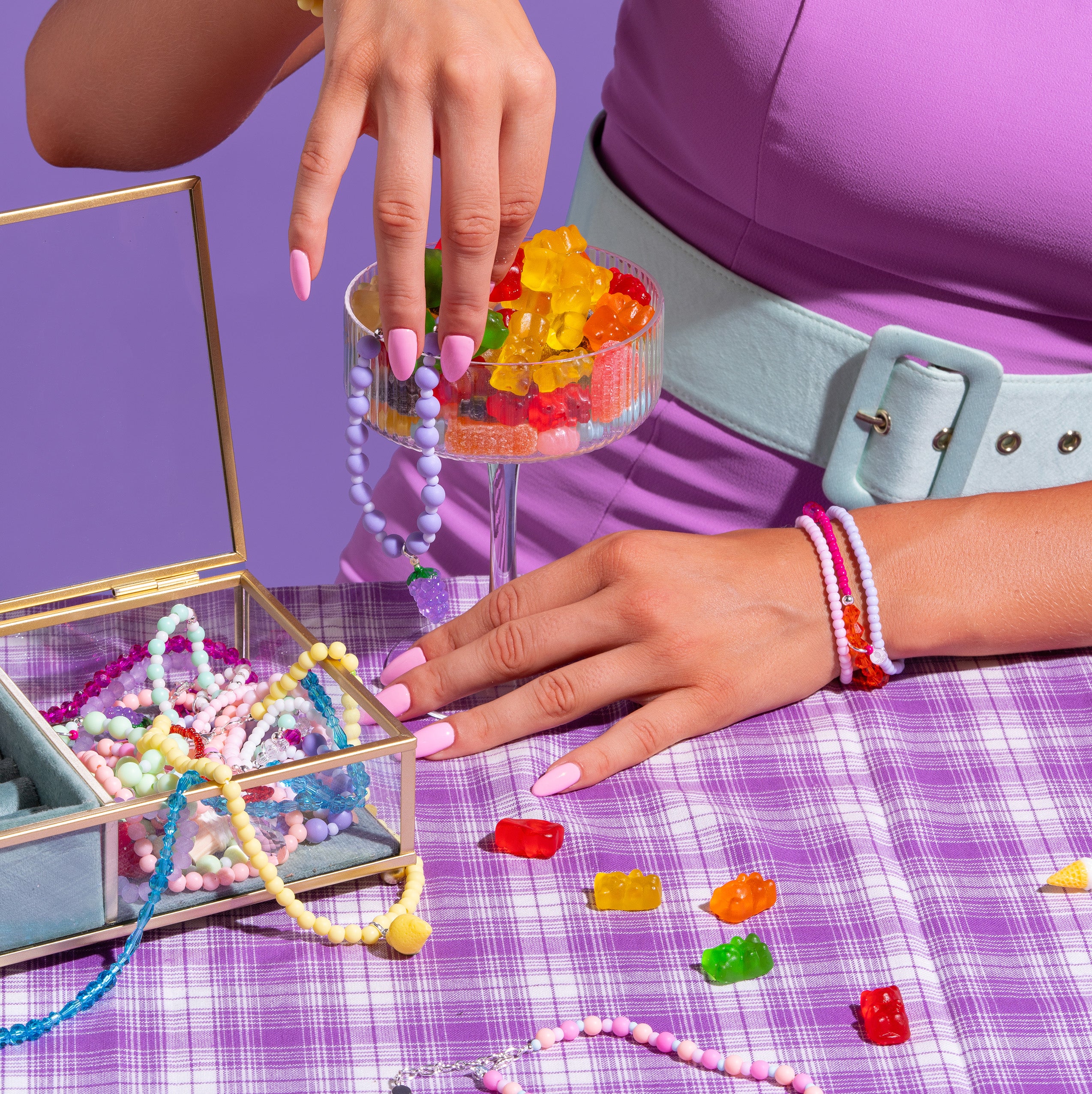 Orange Raspberry Fizz - Bracelet