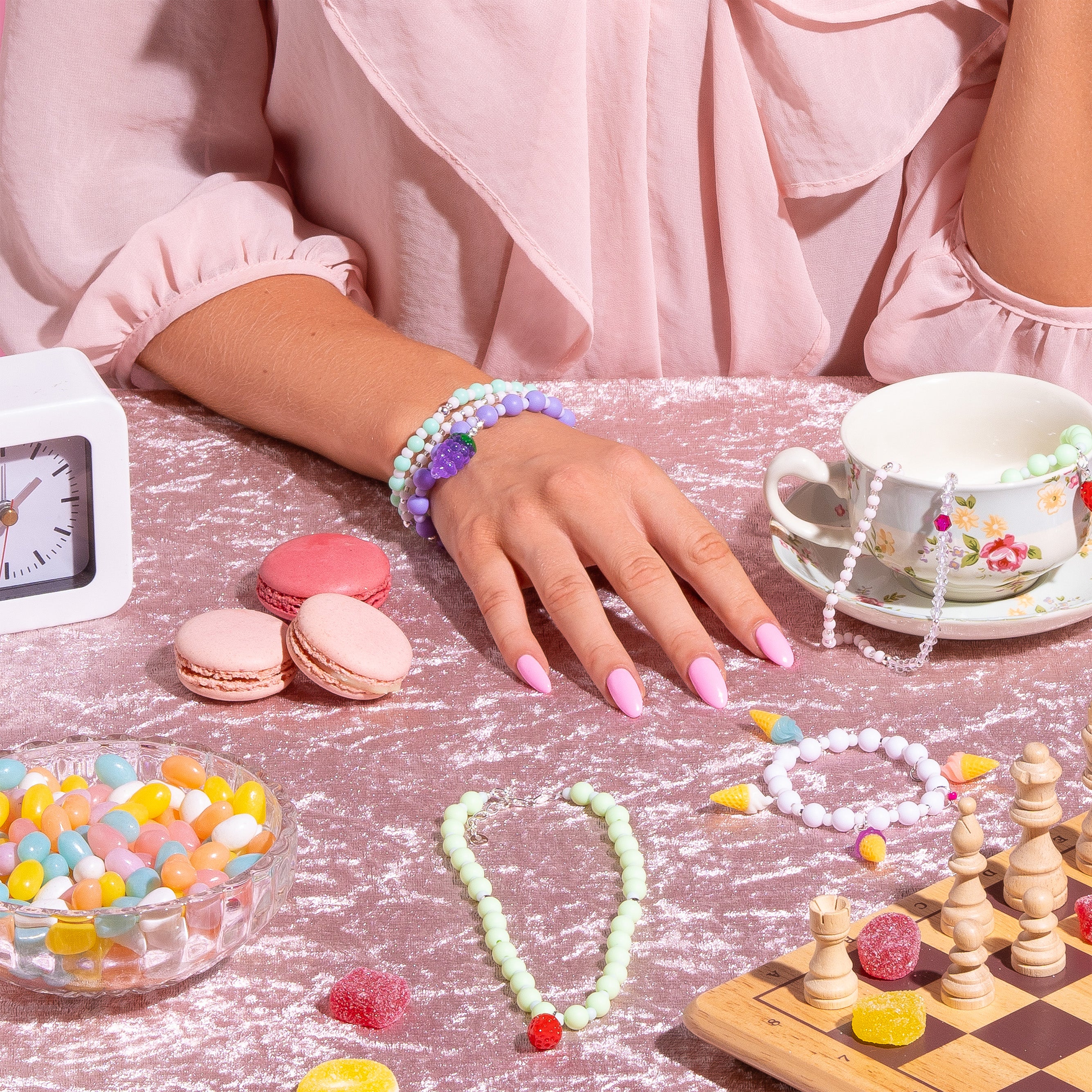 Grape Gumdrop Bracelet