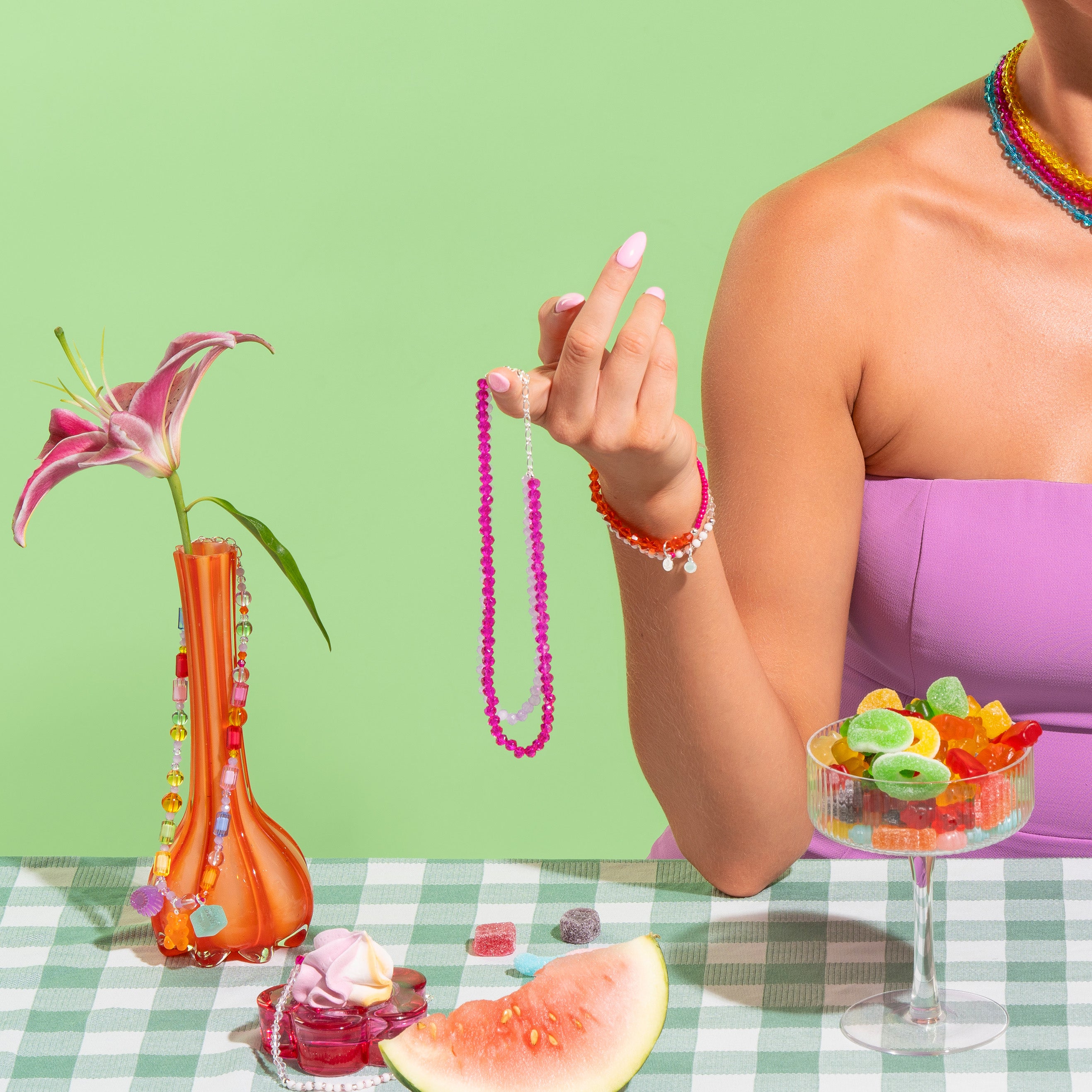 Boysenberry Zinger Necklace