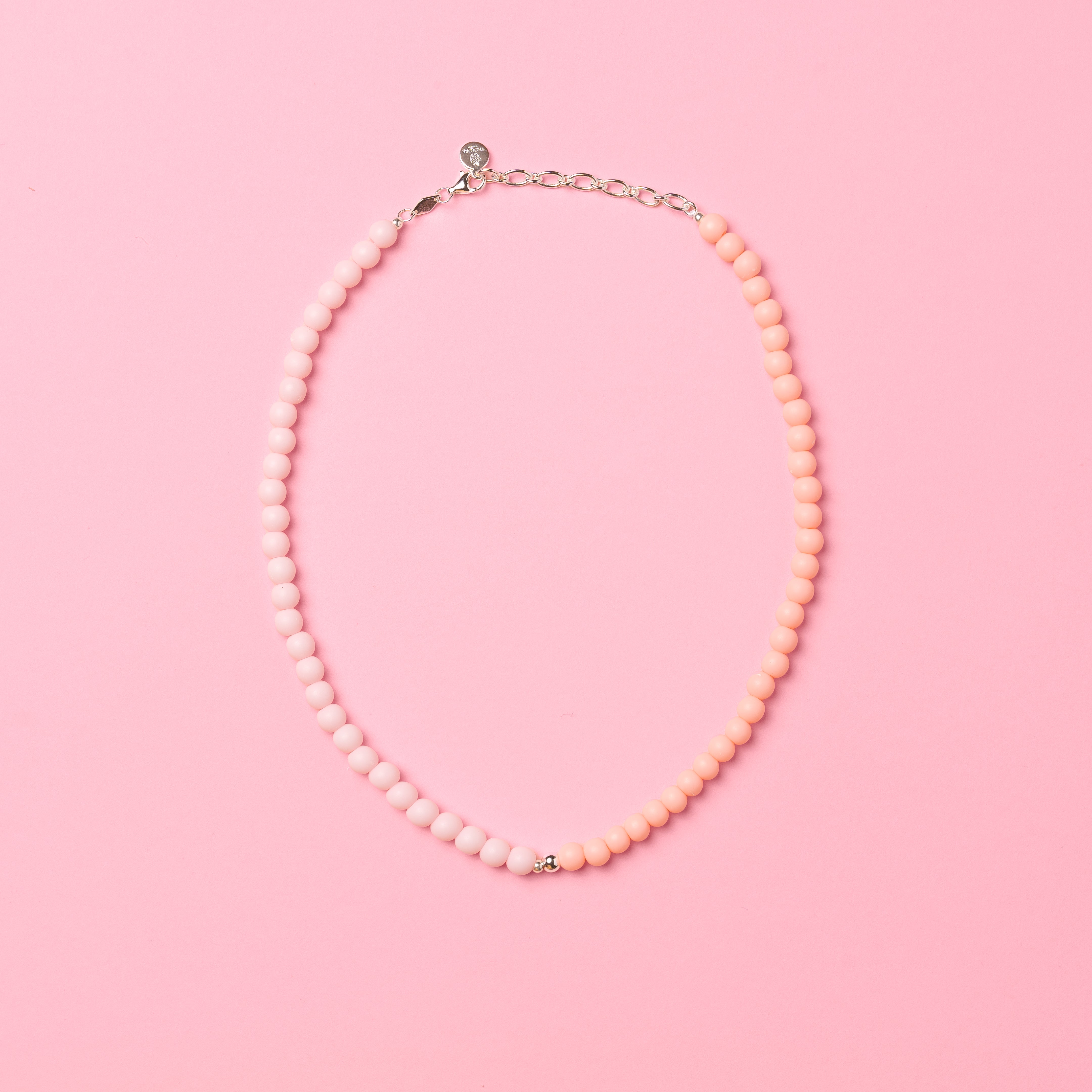 Strawberry Peach Crumble Necklace