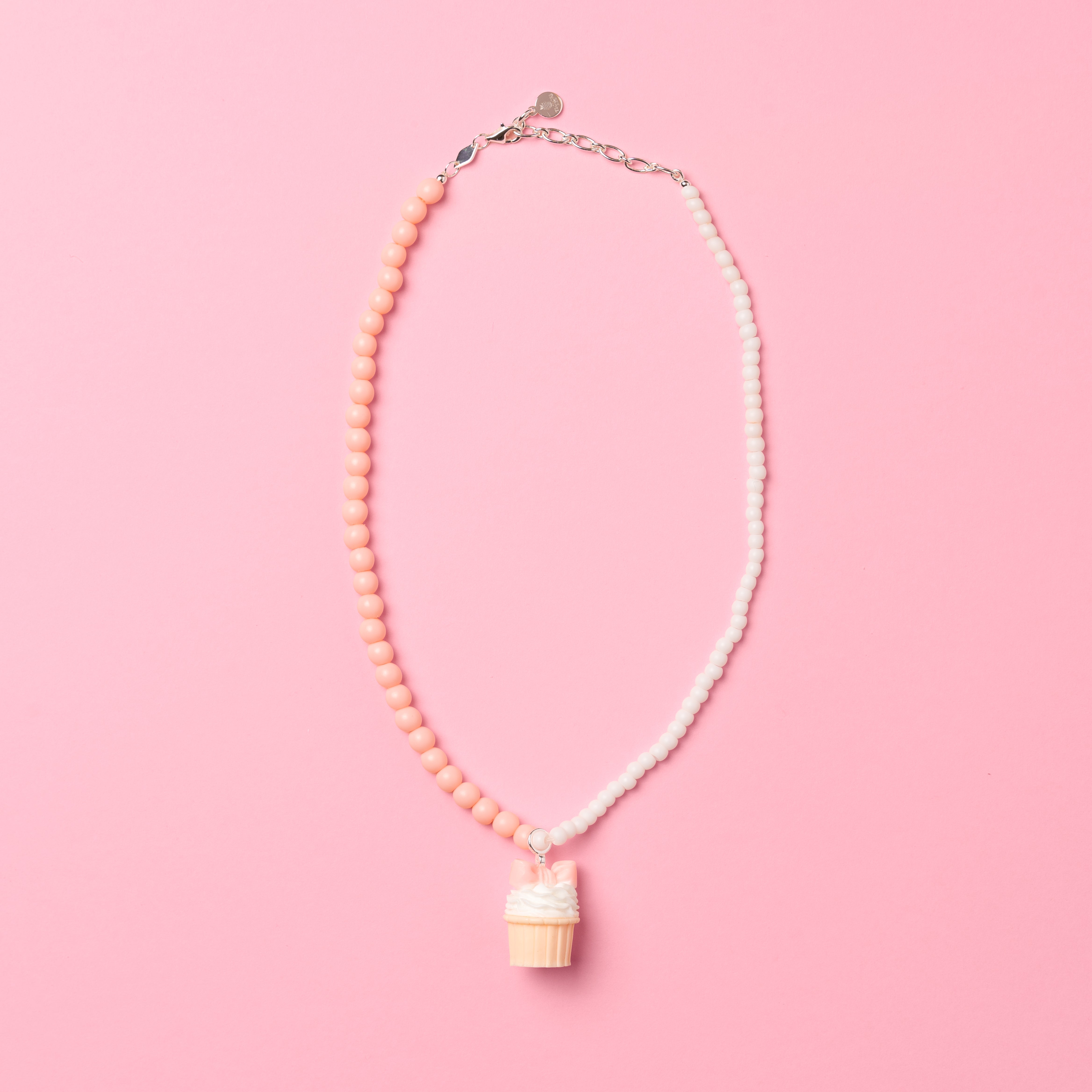Cream Cupcake Necklace