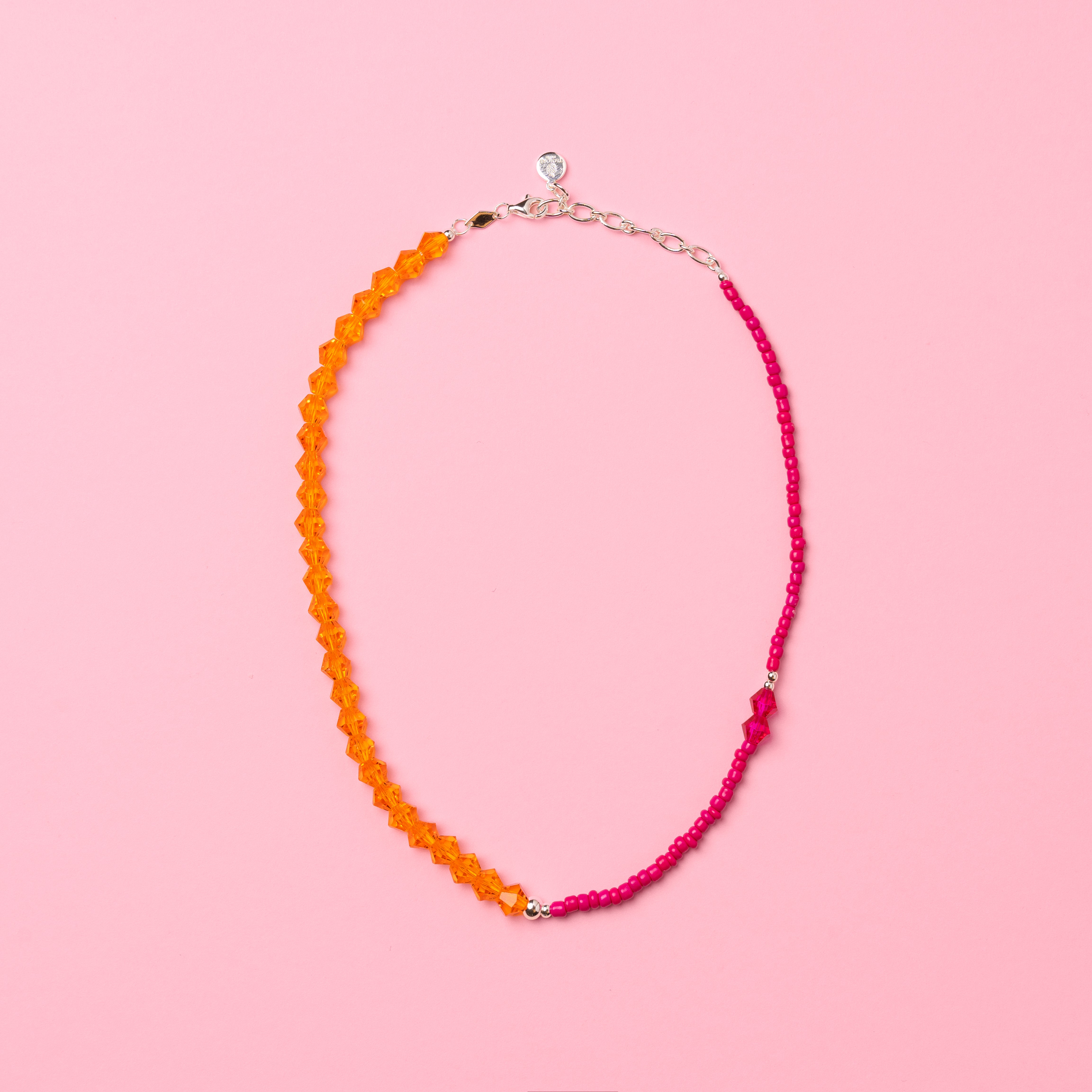 Orange Raspberry Fizz Necklace
